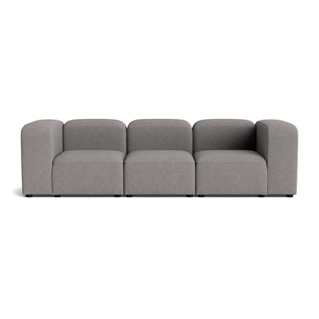 Milo 3 personers sofa - Loop Grå - 270x100x72 - Sofa, 3 personers sofa