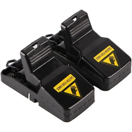 To musefeller, snap-on, høy følsomhet, høy styrke, plast, gjenbrukbar