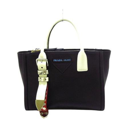 Prada Vintage, Tote Bags Zwart, Dames, Maat:ONE Size