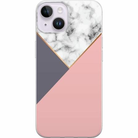 Apple Iphone 14 Plus Genomskinligt Skal Marble Cut
