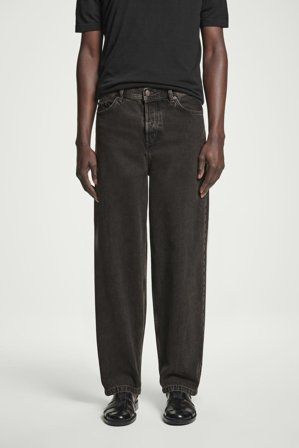 COS Men's Dome Straight-Leg Jeans in Black