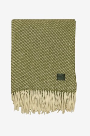 Redlunds - Aukland ullpläd - Grön - Filtar & plädar - 130X170 - Från Homeroom