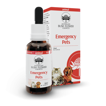 Australian Bush Flower Essences Emergency Pets 30ml