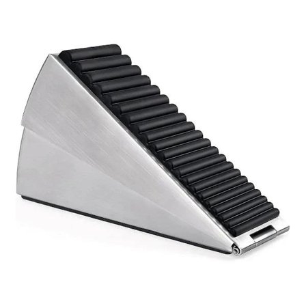 Dørstopper, kraftig dørstopperkile, høye dørstoppere for dør bunn, justerbar fjærbelastet dørstopper passer perfekt