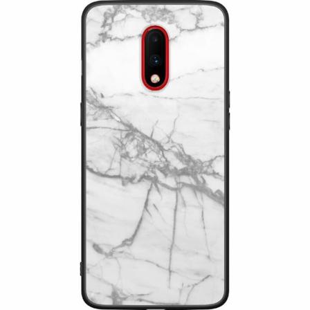 Oneplus 7 Svart Skal Marmor