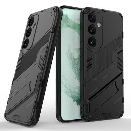 Samsung S24 støtsikker veske med Kickstand ThinArmor V2 - Svart