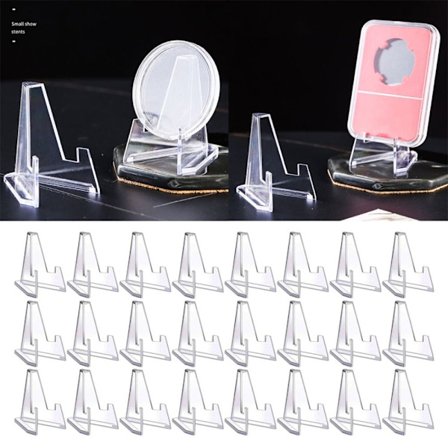 24-paknings minikortskjermstativ Staffeli-stativ myntholder