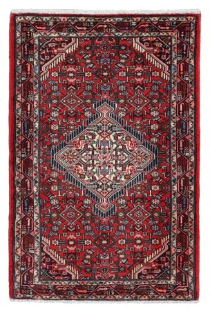 Asadabad Rug Hand Knotted 85X128