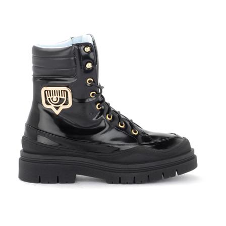 Chiara Ferragni Collection, Stivale Hicking Czarny, Kobieta, Rozmiar: 37 EU