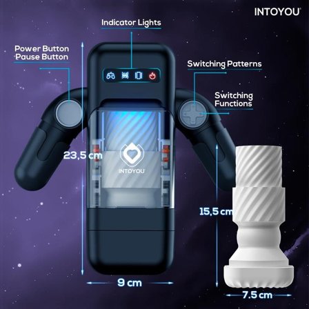 Intoyou Intelligent Masturbator With Heat and Up & Down Movement - Vuxen.se - Fleshlight, masturbator, lösvaginor, blowjob machine