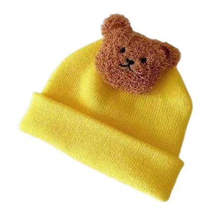 Baby Cap Varm Newborn Cap GUL