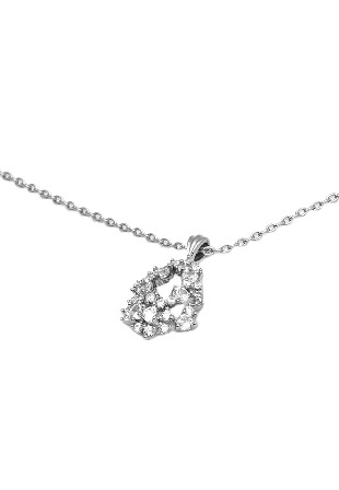 Lily and Rose Petite Miss Alice necklace Halsband Dam Silver ONESIZE