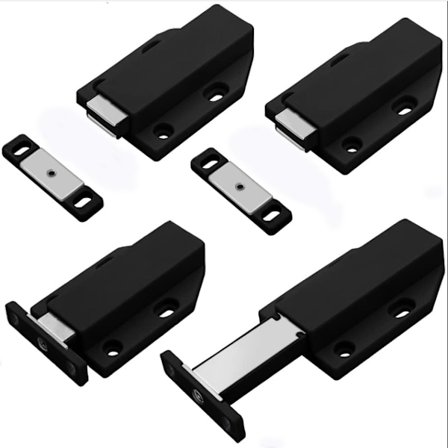 Trykk for å åpne lukking Magnet Magnetisk lås Trykkdørlås 4 ,ZQKLA