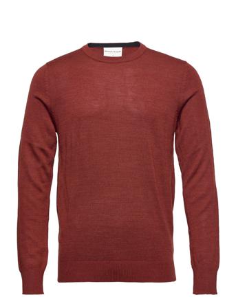 Bs Jupiter Regular Fit Knitwear Red Bruun & Stengade