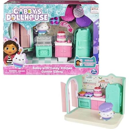 Gabby och det magiska huset - Petit Chou's Kitchen Deluxe Playset - 1 figur + tillbehör Flerfärgad