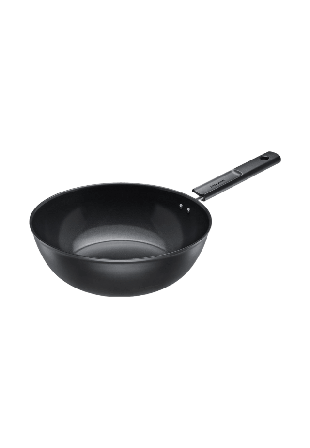 Fiskars Wok Hard Face 28cm/4,5 L Stekpannor Svart 4,5
