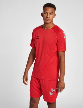 Hummel Hmllead S/S Poly Jersey - Red - L