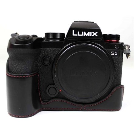 Panasonic Lumix S5 nahkakotelo - Musta