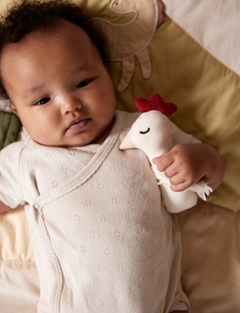 Filibabba Rangle I Hør - Høne - Multi/patterned - ONE SIZE