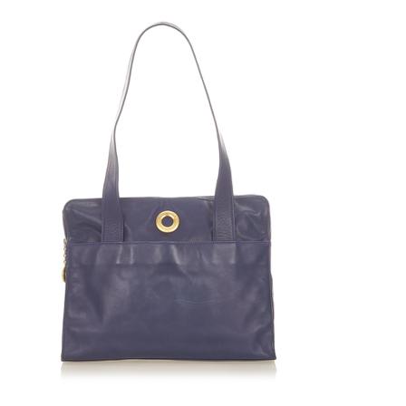 Celine Vintage, Draagtas Blauw, Dames, Maat:ONE Size