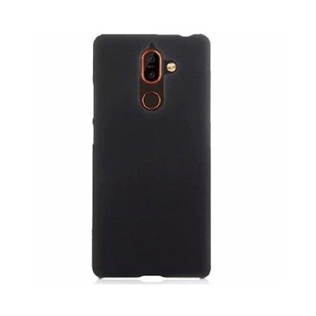 Nokia 7 Plus ultraohut kuminen mattamusta kansi