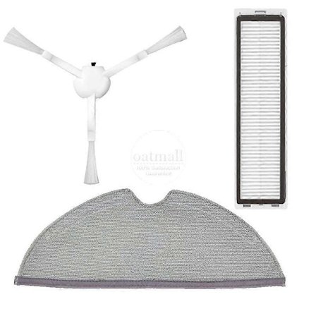 Ersättning för Xiaomi Dreame D9 robotdammsugare huvudborste sidoborste HEPA-filter mopp