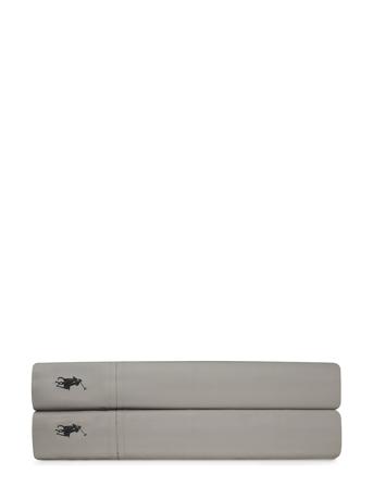 Player Flat Sheet Home Textiles Bedtextiles Sheets Grå Ralph Lauren Home*Betinget Tilbud