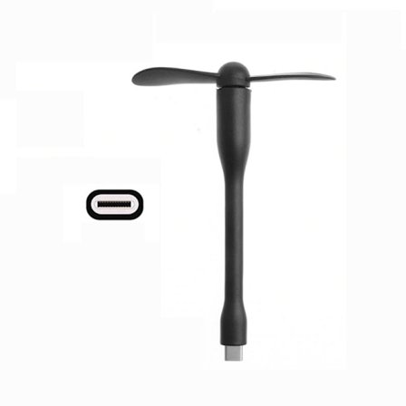 Svalka dig med Mobilfläkt USB-C i sommarvärmen