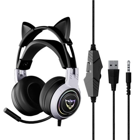 Soyto SY-G25 Cat Ear Glowing Gaming Computer Headset