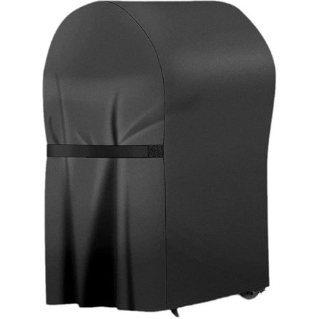 BBQ Cover Udendørs 77x67x110cm Sort Holdbart 210D Oxford Stof Vandtæt Vindtæt UV-bestandigt til Gasgrill med Velcro