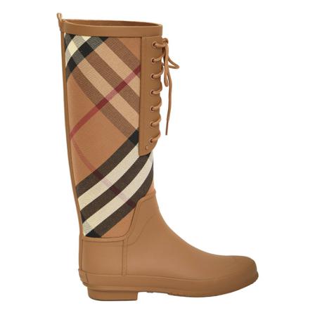 Burberry, Rain Boots Bruin, Dames, Maat:38 EU,rubber