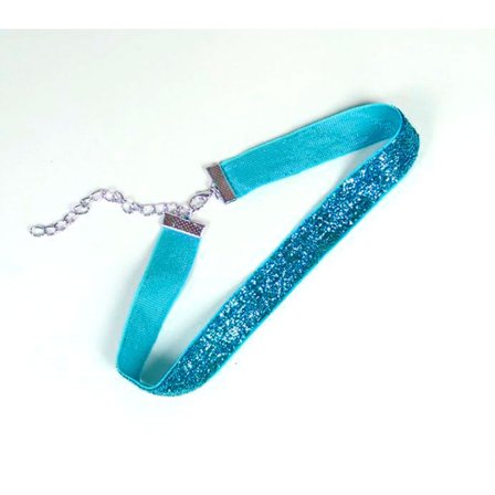 Choker Glitter TURKOSRock Punk 90-tal