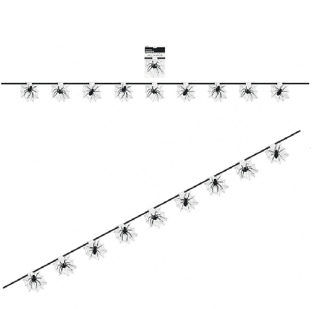 Girlang spindlar 213 cm - Partyninja.se