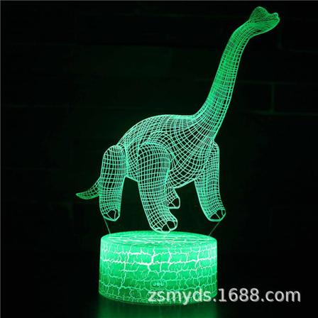 3D Dinosaurie LED Nattlampa Olika Mönster och 7 Färger med Fjärrkontroll Bästa Presenten för Barn Flickor Pojkar (36)