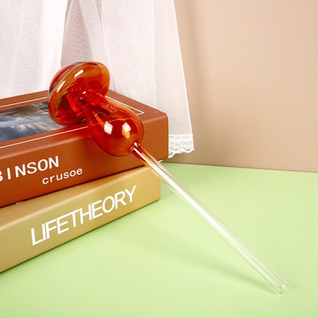 Flerfärgat glas blommor vattenmatare trädgårdstillbehör