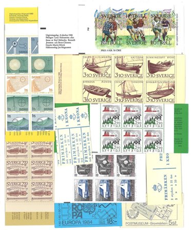 Sverige 1947-1995 - Frimærkepakke - Postfrisk