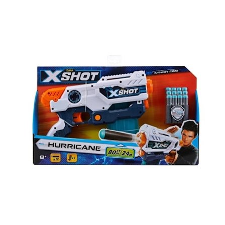 X-shot Excel Hurricane med 16 Pilar