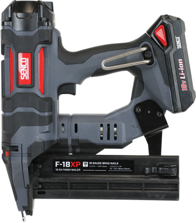 Senco Fusion F-18XP Dykkertpistol med batteri og lader, Maskiner