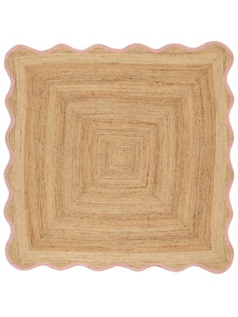 Indoor/Outdoor Rug Sway Beige/Pink Square Large
