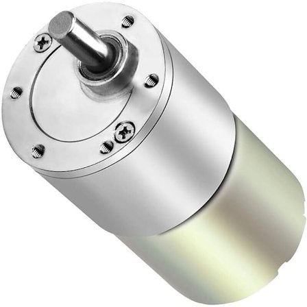 DC Gearmotor 12V 200R Højmoment Mikro Elektrisk Gearmotor med Hastighedsreduktion Centerudgangsakseldiameter