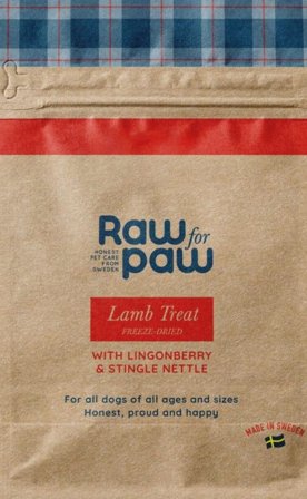 Raw for Paw Lamb Treats 50 g