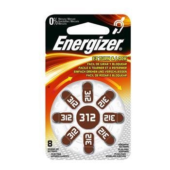 ENERGIZER Hearing Aid ENR 312 batteri - 8 x PR41 - Sinkluft