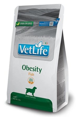 Farmina Vet Life Nat Fish Cibo Secco Per Cani Obesi 12kg