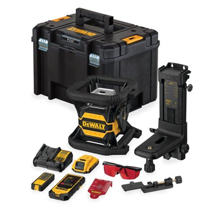 Dewalt DCE080D1RS-QW Rotasjonslaser med batteri og lader, Laserinstrumenter