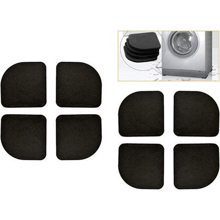 Vaskemaskin fotpute, 8 stykker vaskemaskin pads anti-vib