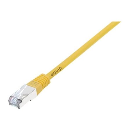 EQUIP patchkabel - RJ-45 (M) till RJ-45 (M) - 2 m - skärmat tvinnat par (F/UTP) - gul