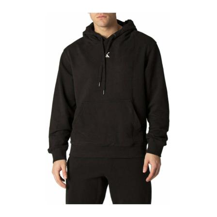 Calvin Klein Jeans, Hoodie Czarny, Mężczyzna, Rozmiar: XS