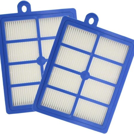 2-pack HEPA-filterersättning för Electrolux tvättbara H12 EL4100 EL6986A EL4050