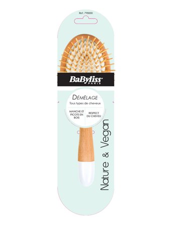Babyliss Paris Detangling Brush With Wooden Bristles - Beige - ONE SIZE