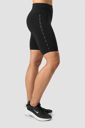 ICANIWILL - Ultimate Training Logo Biker Shorts Black - Damer - Træningstøj fra ICIW